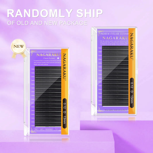 NAGARAKU Mink Eyelash Extensions 50 Cases 16 Rows Classic Individual Lashes