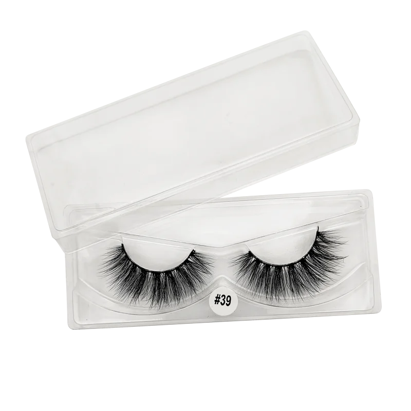 Wholesale 3D Mink Lashes 4–100pcs Natural Wispy Fluffy False Eyelashes Bulk